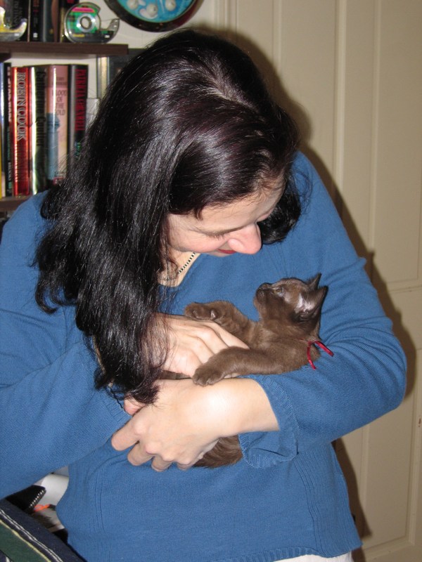 Cradling Sylvie